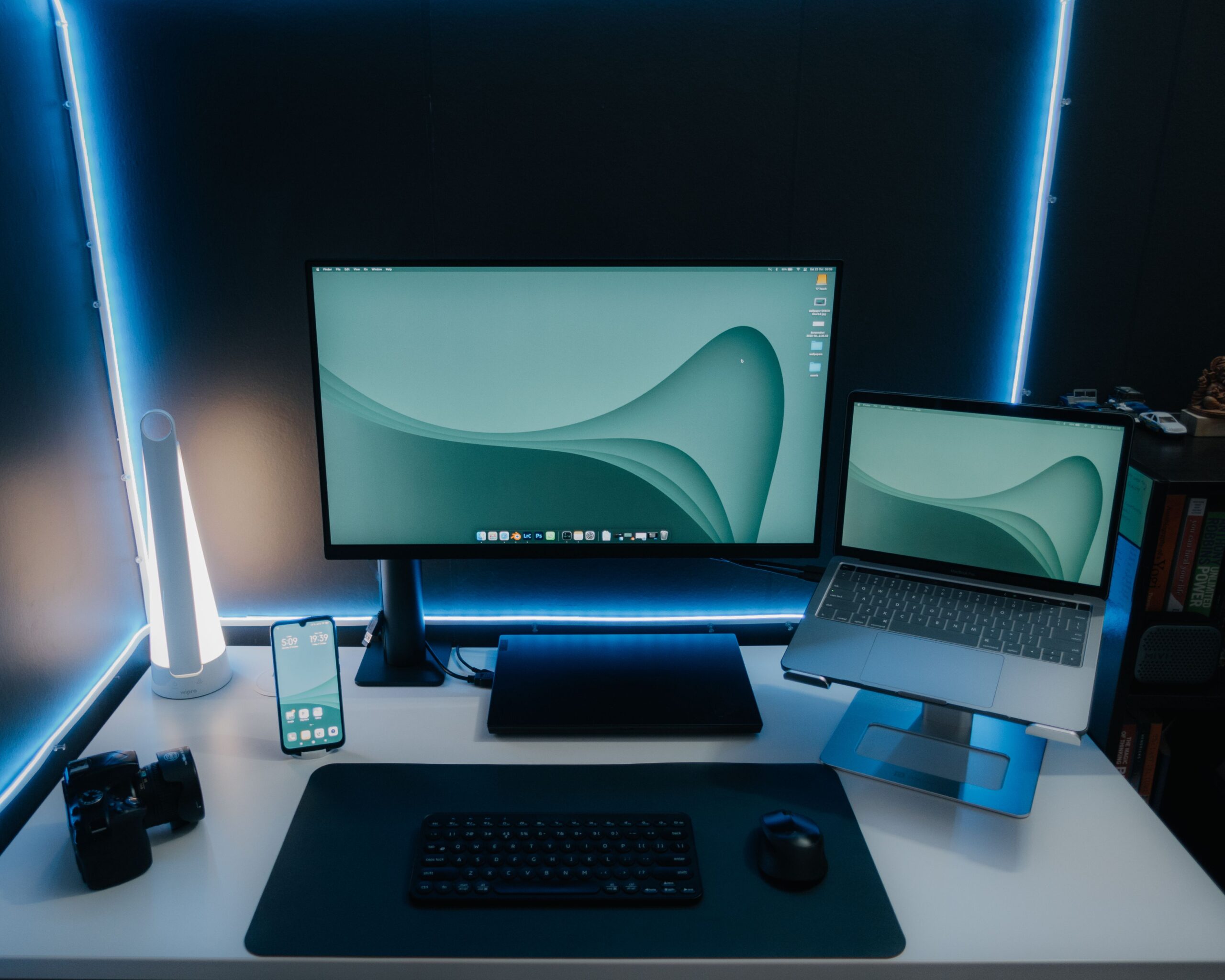 A premium home office setup for productivity