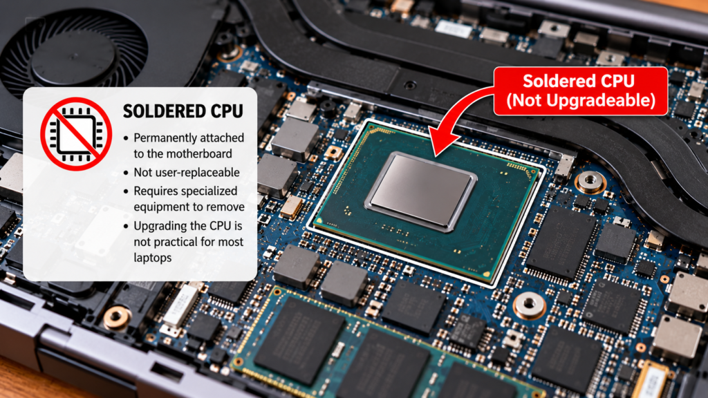 Soldered CPU